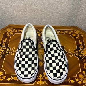 Classic checked vans size 5.5